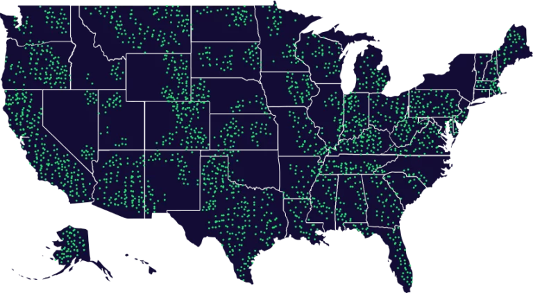 US map of Coinme locations