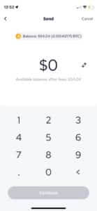 how to send and receive crypto