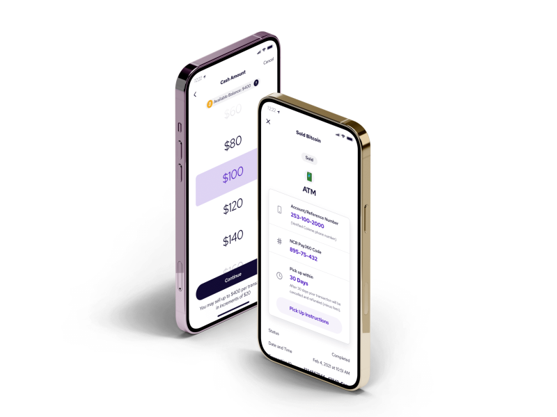 Sell crypto for cash